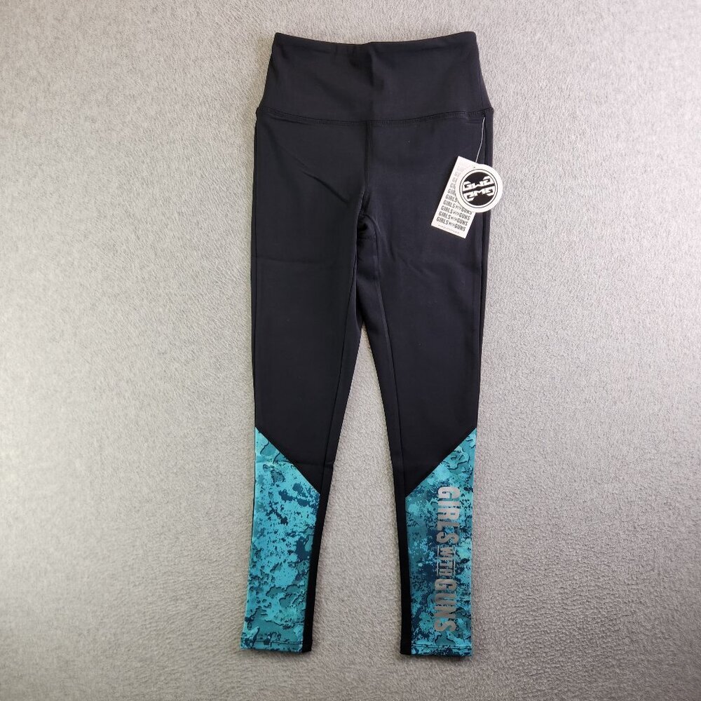 Girls With Guns Leggings Womens XS Ibex Athletic Ankle Western Cowgirl Gym
